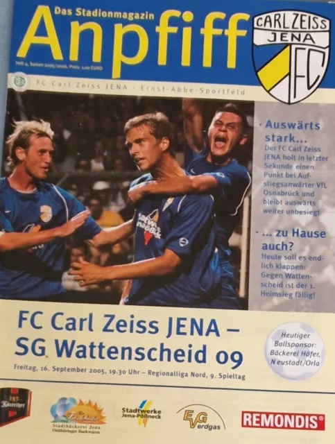 2005/06 Reg Nord FC Carl-Zeiss-Jena - SG Wattenscheid 09