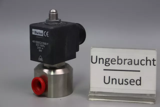 Elettrovalvola Parker 133V5406 G4414A-481865C2 D5B F 24V 9W 10 bar 1,5 mm inutilizzata