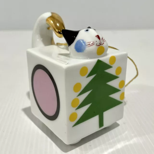 Villeroy & Boch Rosemarie Benedikt Cat Hanging Christmas Ornament Decoration