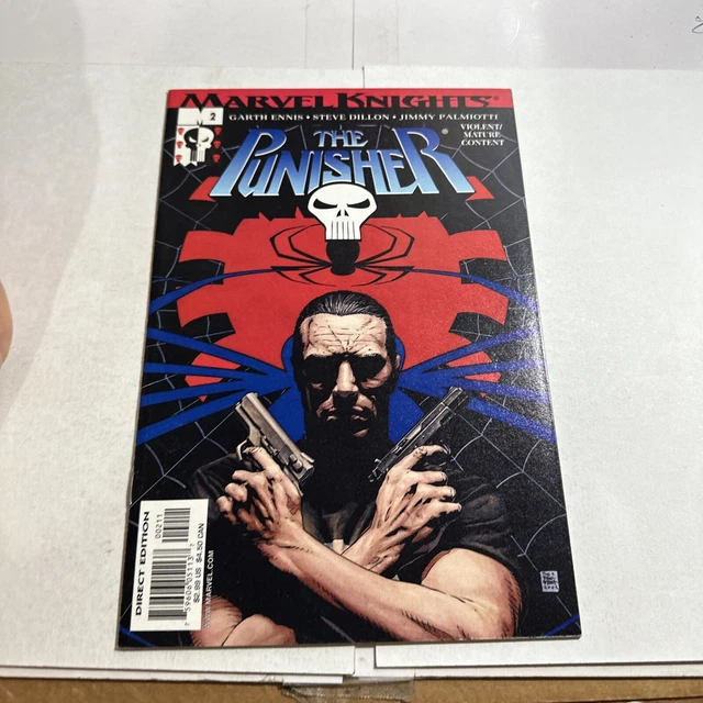 Punisher # 2 Marvel Knights Garth Ennis Steve Dillon 2001  A66 vf
