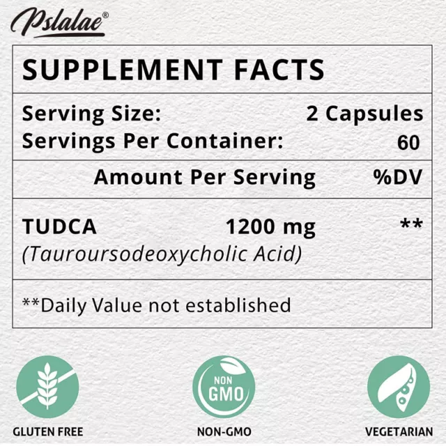 Advanced TUDCA 1200mg–Leberentgiftungs-Reinigungs-und Reparaturergänzungsmittel 2