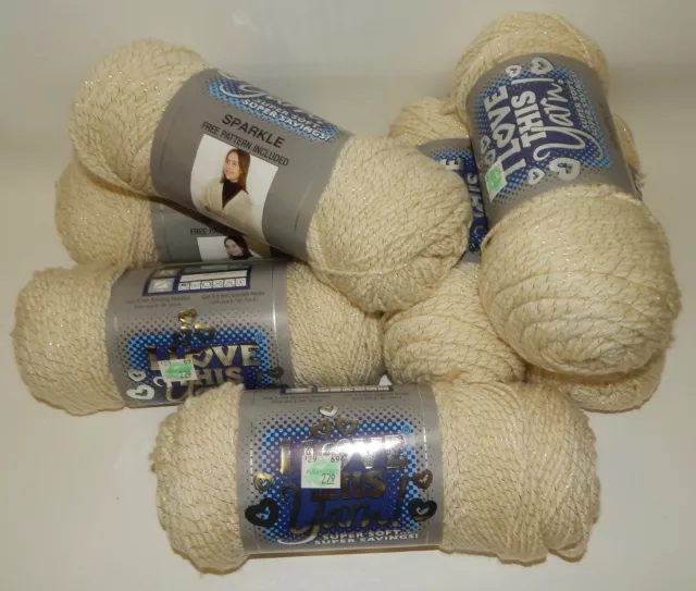 Hobby Lobby Ivory I Love This Cotton Yarn