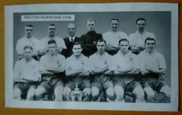 DC Thomson Famous Teams In Football History 1962, Preston North End 1938