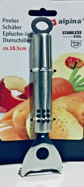 Neu Premium Sensorisch Edelstahl Kartoffeln Gemüse Obst Schäler Gadget Werkzeug
