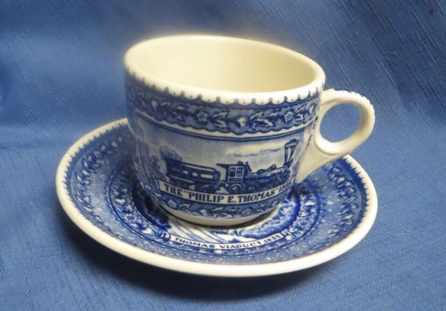Baltimore & Ohio Railroad Lamberton China Cup & Saucer 1827-1927