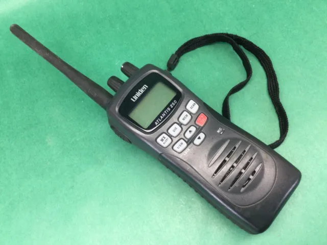 Uniden Atlantis 250 VHF Marine Radio Handheld Transceiver - UNTESTED