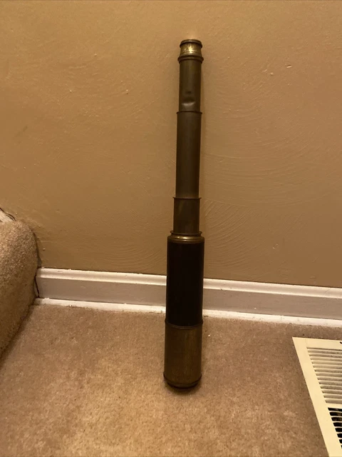 Antique Marine ship telescope/spy glass Brass.