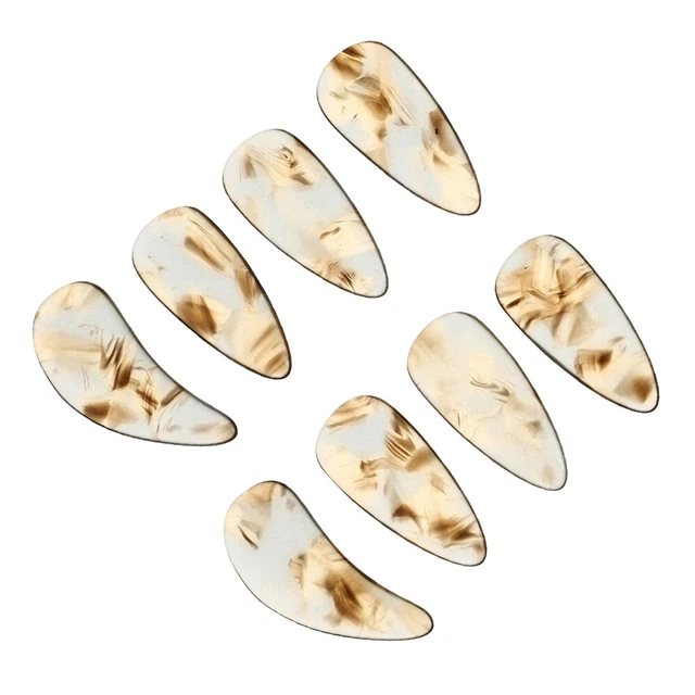 8 Pcs Protective Guzheng Fake Nails Guqin Zither Thumb Picks Child