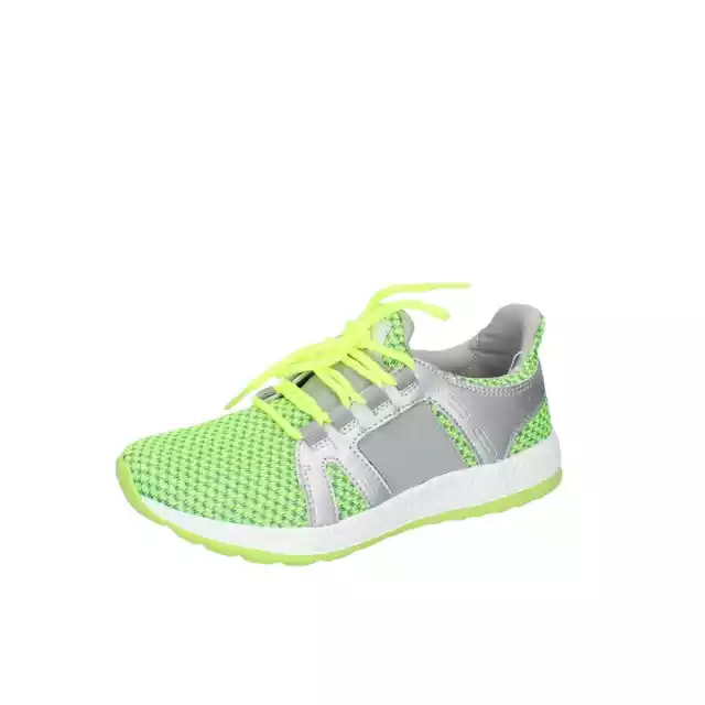 Scarpe donna DIMENSIONE DANZA 35 EU sneakers grigio tessuto verde pelle EY340-35