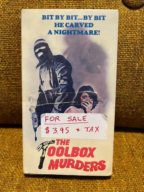THE TOOLBOX MURDERS VHS Used Horror 1978 VCI Release Rated R gore ...