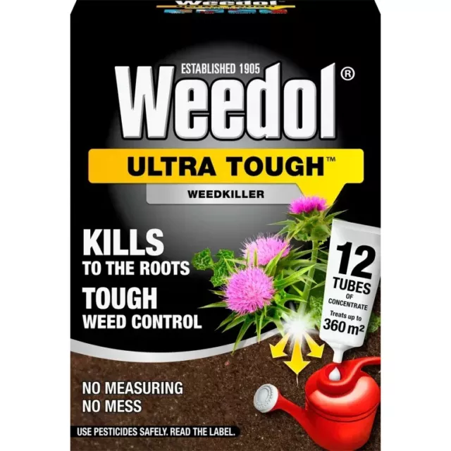 Weedol Ultra Tough Concentrate Powerful Long Lasting Weedkiller For Path & Drive