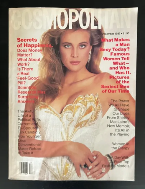 Cosmoplitan Magazine December 1987 - Cover Model Freqerique