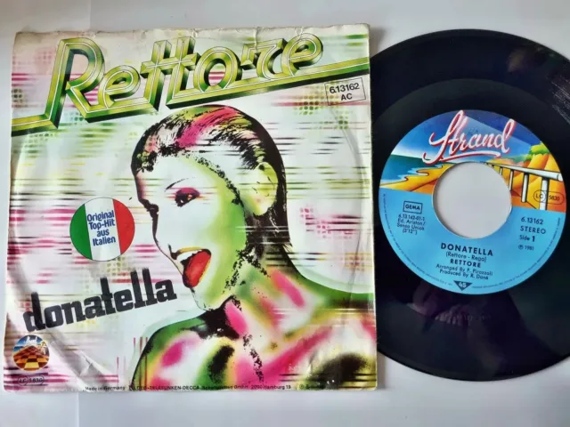 Rettore - Donatella 7'' Vinyl Germany