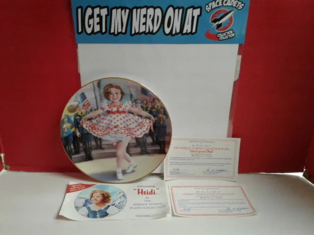 Shirley Temple Stand Up And Cheer Danbury Mint Collectors Plate