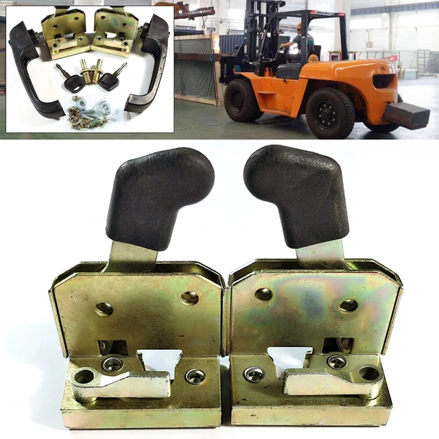 2Handle lock Locking Door Handle loader door Universal Tractor & Heavy Equipment