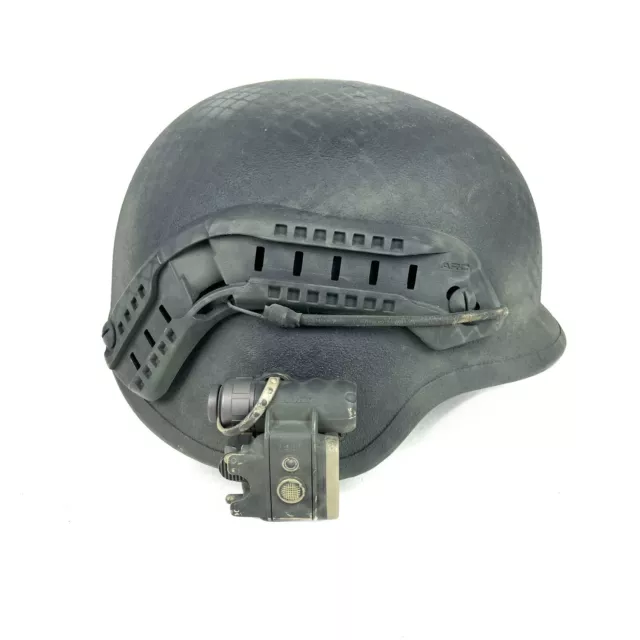 Full Cut MICH Combat Helmet With Surefire White Blue light Authentic