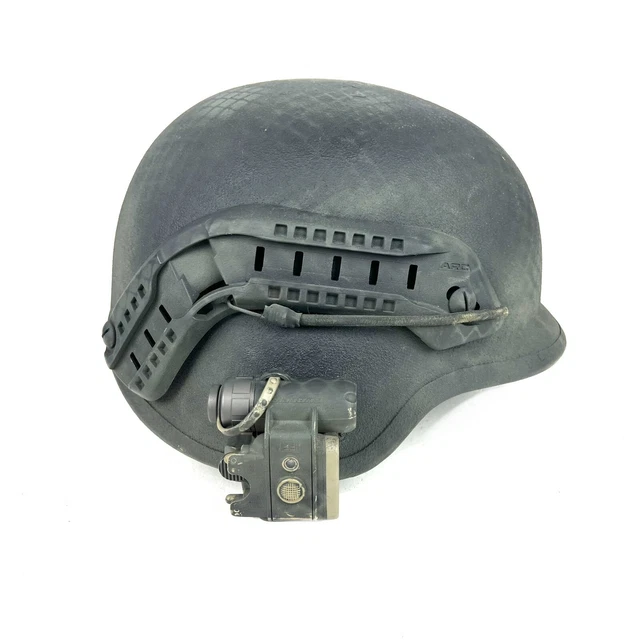 Full Cut MICH Combat Helmet With Surefire White Blue light Authentic Full Cut MICH Combat Helmet With Surefire White Blue light Authentic