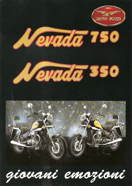 Motorcycle Brochure - Moto Guzzi - Nevada 350 750 - 1994 (DC26)