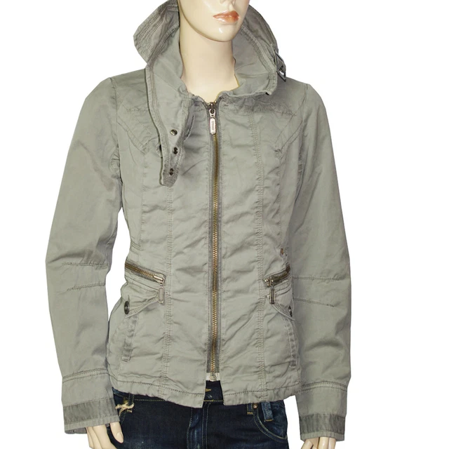 DDP BLOUSON BEIGE kaki femme demi saison taille M EUR 59 95 PicClick FR