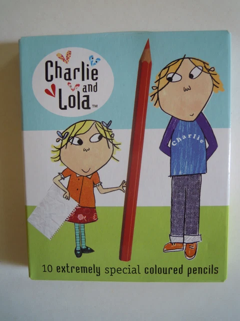 10 extremely special coloured pencils CHARLIE LOLA NEU  Buntstifte neu