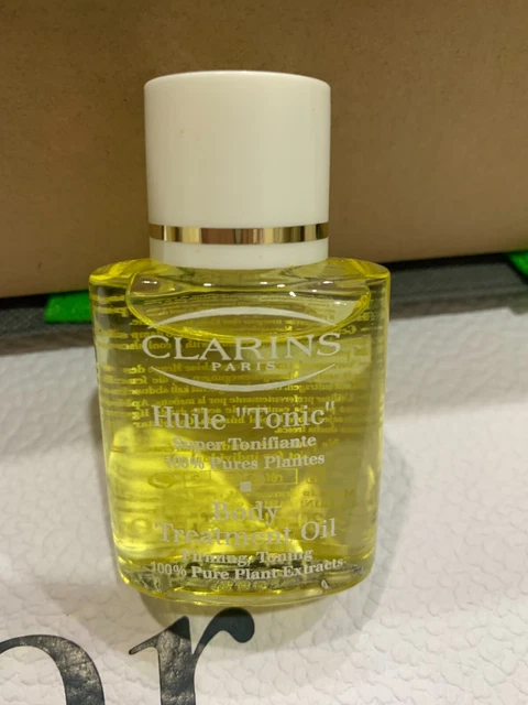 Clarins Huile Tonic Body Treatment Oil 100% Pure Plant Extracts 30ml