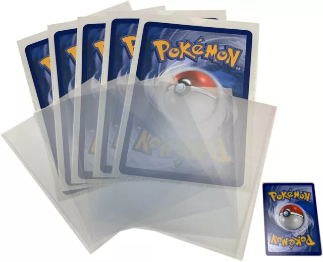 10 POCHETTES DE Protection individuelles pour Carte Pokemon Jumbo