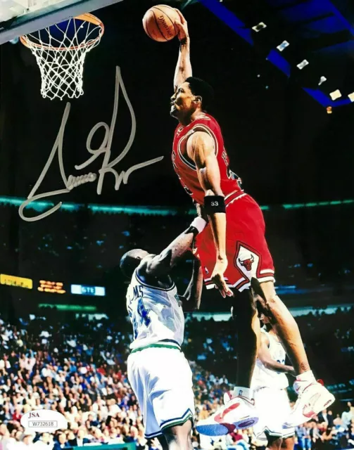 SCOTTIE PIPPEN Chicago BULLS 8.5x11 Signed Photo Reprint