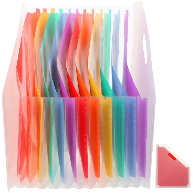 Lot 2 Porte-Documents Muraux Transparents – Organisateur Fichiers Suspendu, Bureau Et Maison 16,5×11,2 Cm