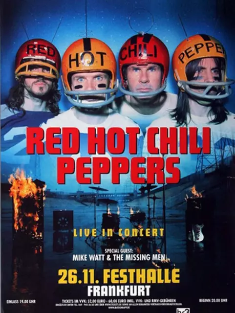 Red Hot Chili Peppers - Stadium Arcadium, Frankfurt 2006 | Konzertplakat