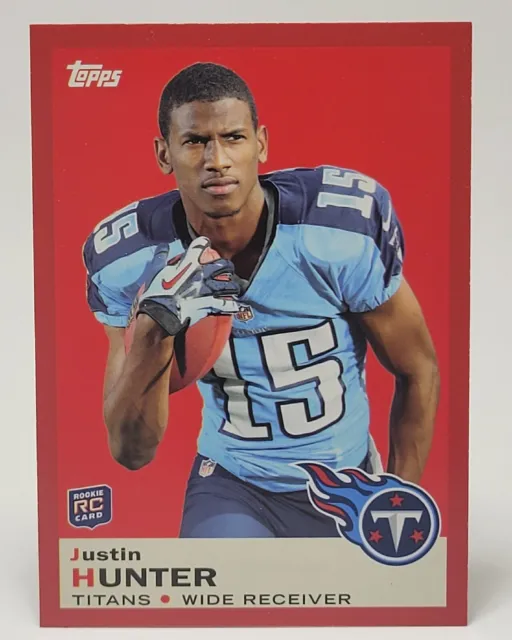 2013 Topps Justin Hunter RC Target Exclusive Red #30