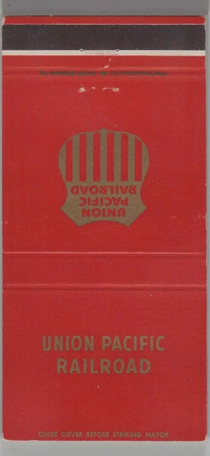 Matchbook Cover - Railroad - Union Pacific Railroad