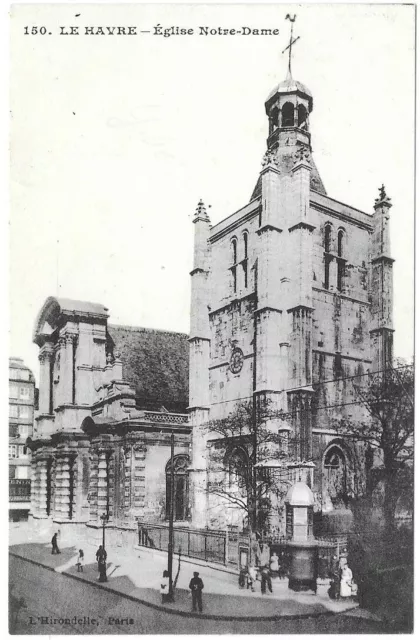 Église Notre Dame de Le Havre 76 Normandie  CPA animée non circulée ~1910