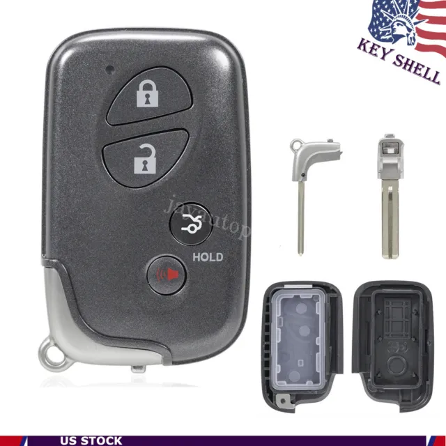 Key Shell Fob Car Case for 2006 2007 2008 2009 2010 2011 2012 LEXUS IS350 IS250