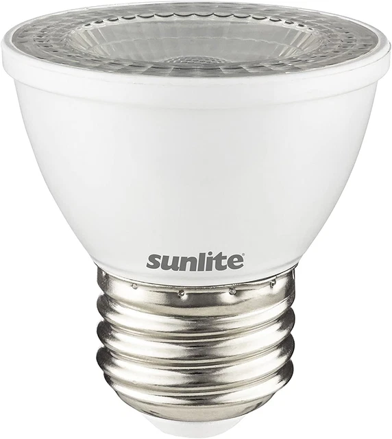 80143 LED PAR16 Short Neck Recessed Spotlight Bulb 7 Watt, (60W Halogen