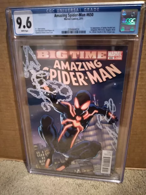Amazing Spider-Man #650 (Marvel) CGC 9.6 1st Stealth Suit, Free Shipping!