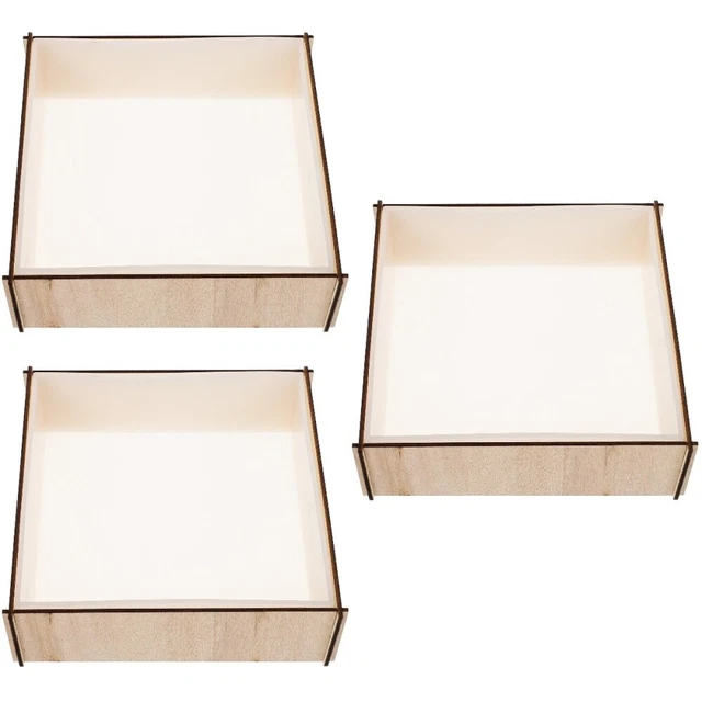 3 Set Weiß Kieselgel Silikonform Quadratische Silikonformen Harz