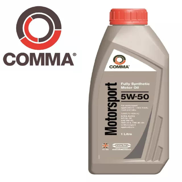 Comma 1L Huile Moteur Motorsport 5W-50 MS1L