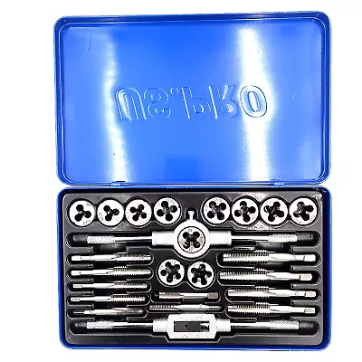 US PRO Bergen 24pc UNC/UNF, Imperial, Tap And Die Set 2621