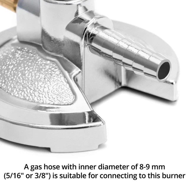 LabZhang Bunsen Brûleur au gaz naturel avec stabilisateur de flamme et air avec réglage du gaz, gaz naturel avec équipement de chauffage de laboratoire au propane, alliage d'acier