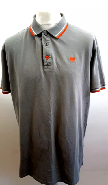 Palm Grove Golf Polo Shirt Grey Men's Size XL