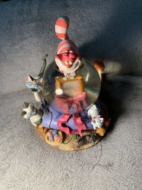 Vintage Disney Musical Snow Globe - Aristocats/Cheshire Cat/Alice in Wonderland Vintage Disney Musical Snow Globe - Aristocats/Cheshire Cat/Alice in Wonderland