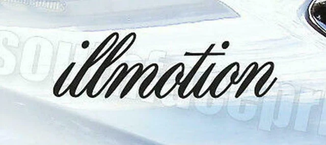 ILLMOTION car Decal Sticker [ jdm euro drift slammed race vinyl accent]