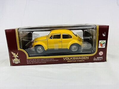 Die cast metal 1:18 1967 Yellow Volkswagen Beetle DAMAGED PLEASE READ!!