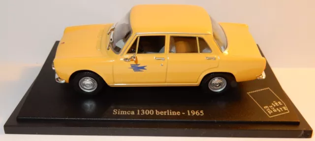 Universal Hobbies Uh Simca 1300 Berline 1965 Postes Poste Ptt 1/43 Blister Box