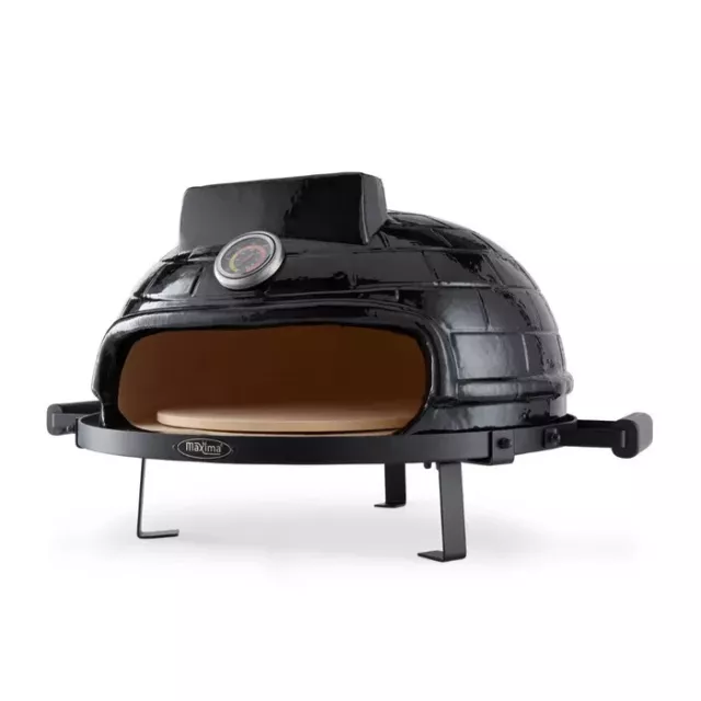 Holzkohle Pizzaofen 53 cm Ø Keramik Geeignet für Holz, Holzkohle und Briketts
