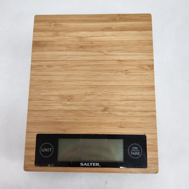 Salter 1036 Black, Slimline Disc Kitchen Scale