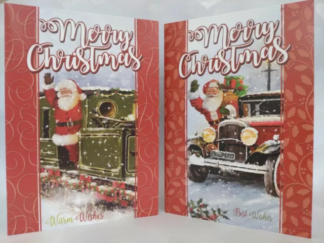 Christmas cards pack of 12 greeting cards 2 designs code 50 with envelope (501)