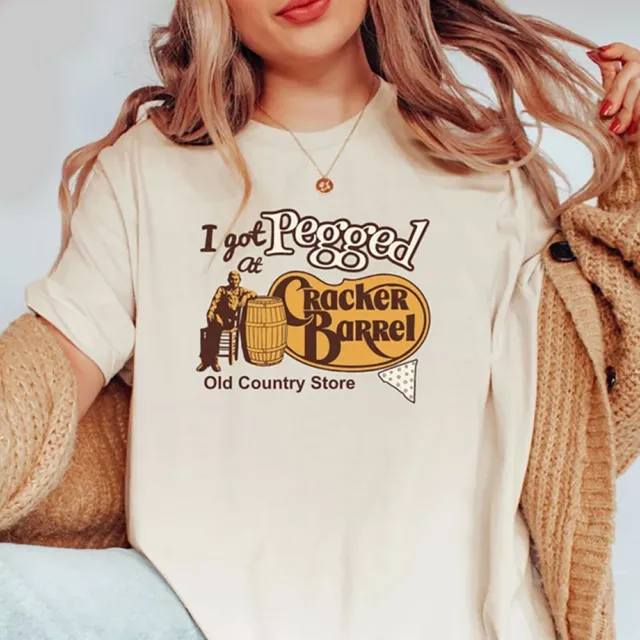 I Got Pegged at Cracker Barrel Old Country Store T-Shirt Vintage Cracker Barrel