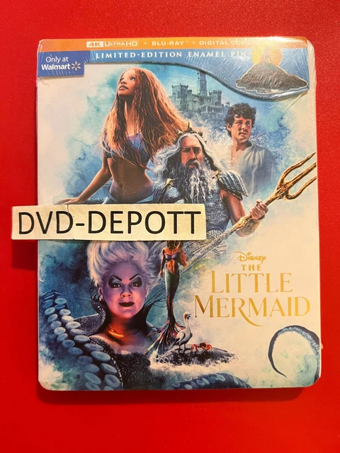 THE LITTLE MERMAID 2023 (4K + Blu-Ray + Digital) Walmart Exclusive
