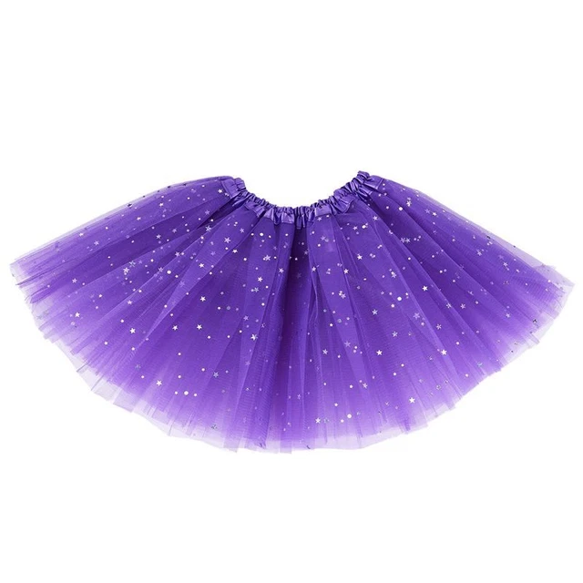 Abbigliamento bambina intelligente paillettes sottoveste balletto danza soffice tutu7973